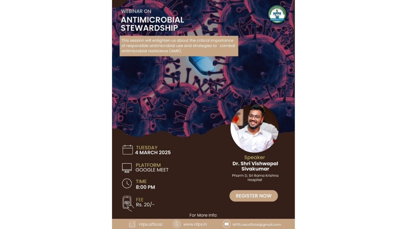 Webinar : Antimicrobial Stewardship 